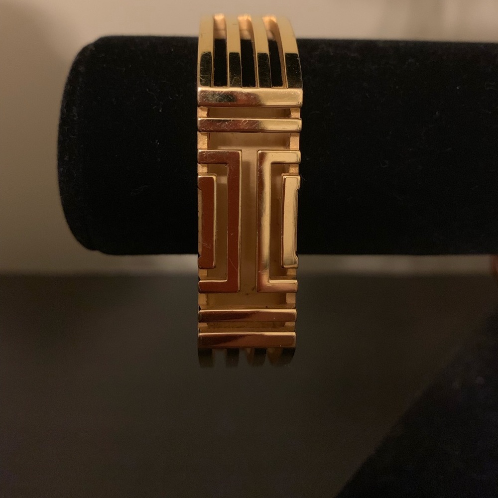 Tory Burch for Fitbit Metal Hinged Bracelet Gold